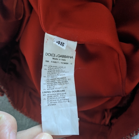 {Dolce & Gabbana} Wool Skirt - Picture 7 of 7